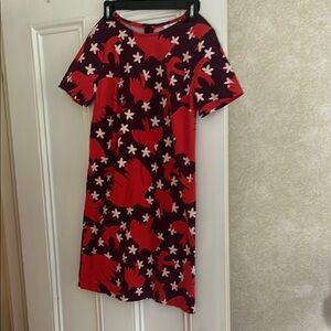 Boden Women's Shift Dress with bird pattern. Size 4.